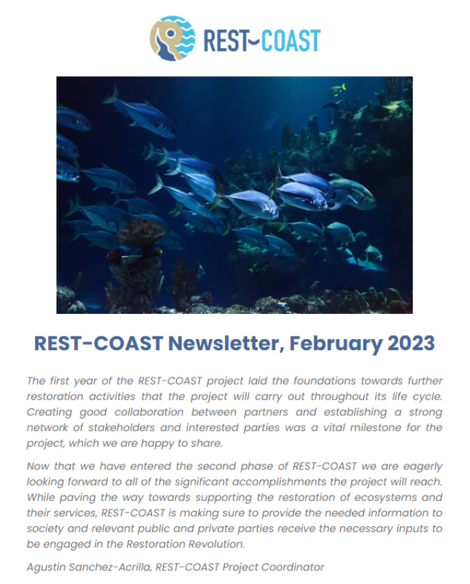 REST-COAST's first newsletter is out
