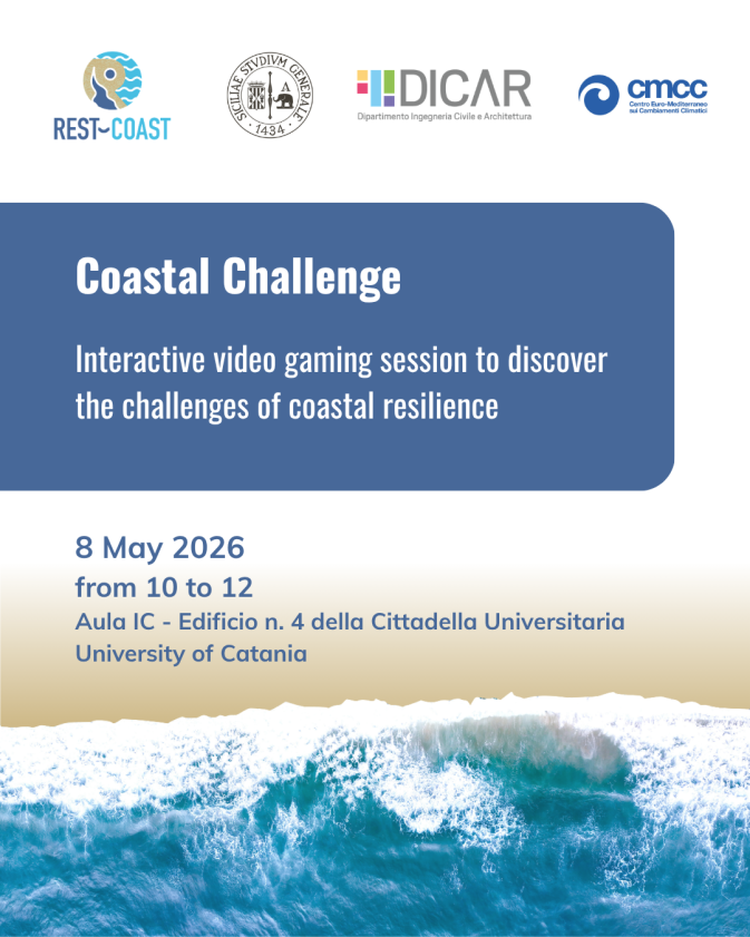 Interactive video gaming session to discover the challenges of coastal resilience